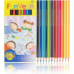 Colored Pencils for Kids Classroom Set, 12 Count Pre-sharpened Coloring pencil Bulk Gift