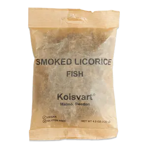 Kolsvart Smoked Licorice Candy Fish 4.2oz