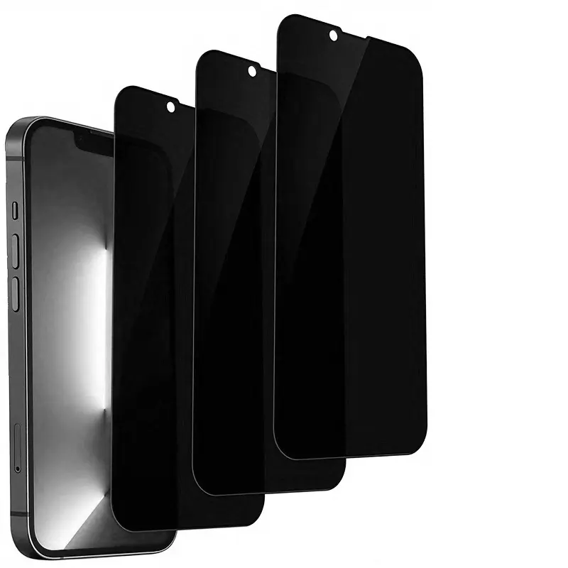 3pack Tempered Glass Privacy Screen Protectors for iPhone 17/16/15 Pro Max and More, Maximize Your Phone's Security.