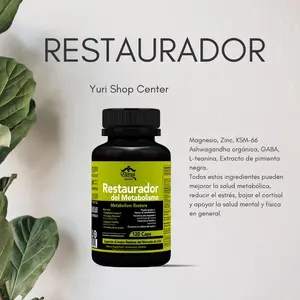 120 Count Magnesium, Ashwagandha, Zinc, GABA Supplement Brain Booster Essential Aminos Antioxidant Complex Healthcare