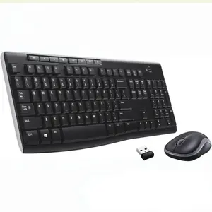 MK270 Wireless Keyboard And Mouse Combo For Windows, 2.4 GHz Wireless, Compact Mouse, 8 Multimedia And Shortcut Keys, For PC, Laptop - Black