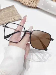 Trendy Y2K Light-Sensitive Color-Changing Glasses, Multi-Scene Use, Vintage Classic Style, Durable Streetwear Accessories