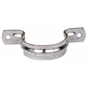 212 MAIN 2 in. 18 Gauge Galvanized Pipe Straps, 2 Holes, Two Holes