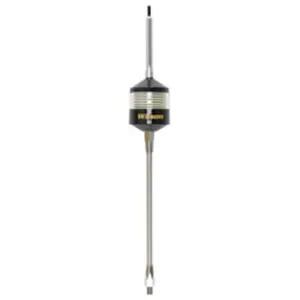 Wilson T2000 Series Mobile Trucker CB Antenna - Stainless Steel 10-Shaft, Clear/Black Design, Low-Loss Coil, Ferrule Mount, 3500-Watts Power Handling Capability
