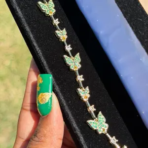 EMERALD BUTTERFLY BRACELET
