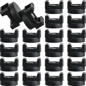Magnetic Zip Tie Mount Base – Heavy-Duty Cable Clips for Garage, Workshop & Auto (20-Pack) Yookeer