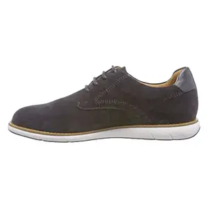 Derby Lace-up Suede Oxford Shoes "DARK BLUE" 50402320 401