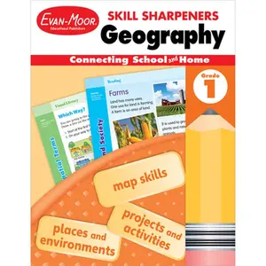 Skill Sharpeners: Geography, Grade 1 -- Evan-Moor Educational Publishers, Paperback