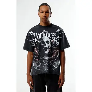 Pacsun Men's The Darkness Cropped Boxy T-Shirt