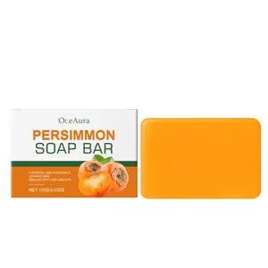 OCEAURA Persimmon Soap Bar Shea Butter Moisturizing Nourishing Retinol Repair Gentle Cleansing Soap
