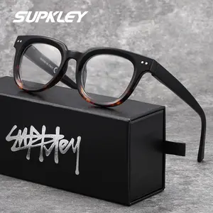 SUPKLEY Brand Upgraded Reading Glasses, Black Box, Fashionable PC Material Frame, Comfortable Spring Foot Elastic Foot Dual Color Brand Packaging, Preferred Gift For Both Men And Women, Reading Eyeglasses
