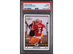 2005 Score Aaron Rodgers #352 PSA 8