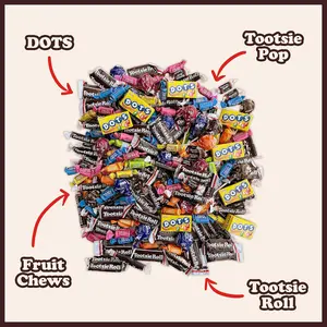 Tootsie Roll Child's Play Candy Favorites Mix Bag - Made in USA, 5 lbs Individually Wrapped Party Candy - Peanut Free, Gluten Free