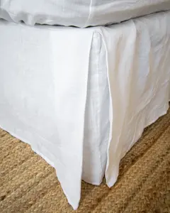 Sofia Organic Belgian Flax Linen Bed Skirt