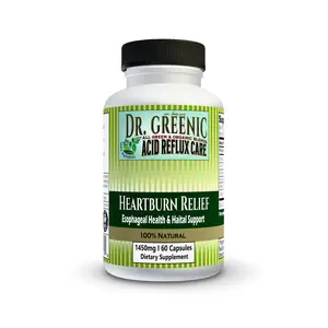 Dr. Greenic  Acid Reflux Care 1450Mg 60 Capsules | Heartburn Relief