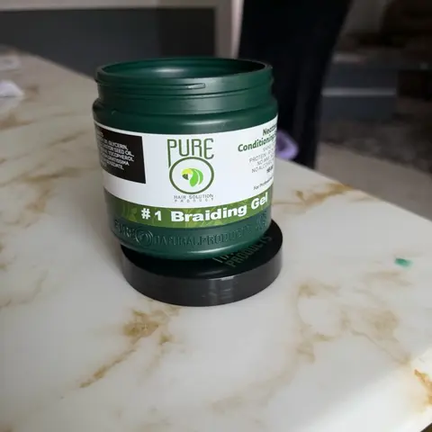 16oz Pure O Neat Braid Gel, Strong Hold Styling Gel for Braiding, Tames Frizz and Adds Shine Haircare, Frizz Free Styling, Hair Control Gel