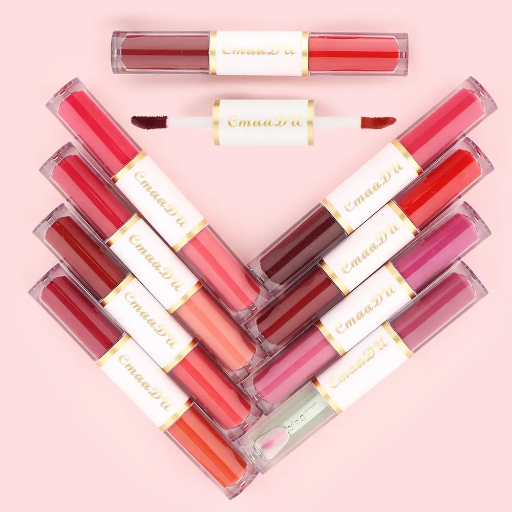 Cmaadu Long-Lasting Dual Head Lipstick, Vibrant Color & Smooth Application, Perfect for All Skin Types, Ideal Gift for Women