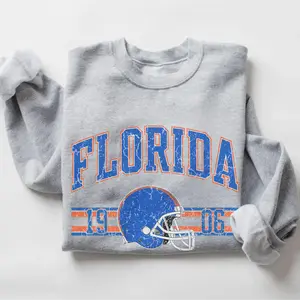 Vintage Florida Gator Football Sweatshirt – Retro University Crewneck, Classic College Sports Apparel