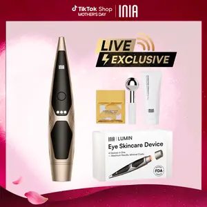 【LIVE EXCLUSIVE】INIA LUMIN 4-in-1 Eye Skincare Wand – 3 Mins a Day for Fewer Lines in 14 Days & Less Puffiness in 21, FDA-Cleared, Spa-Level Results at a Fraction of the Price, Lift & Brighten Eyes in Just Weeks