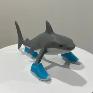 Viral Meme Tralalero Tralala Popular Italian Brainrot Character Figure