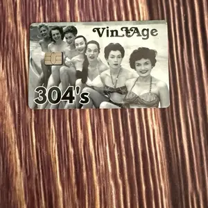 Funny vintage 304 credit card skins sticker decal
