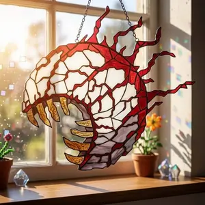 Terraria Eyes Of Cthulhu Suncatcher, Unique Hanging Gift For Gamer