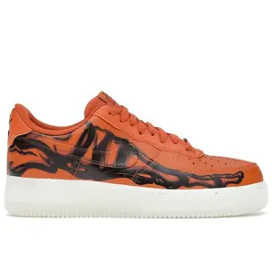Nike Men's Air Force 1 Low Orange Skeleton Halloween (2020), from StockX