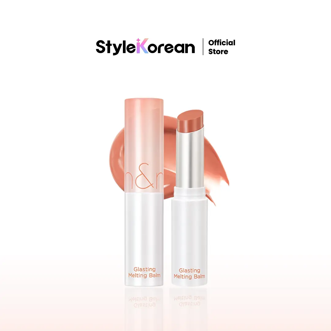 [Rom&nd] Glasting Melting Balm - Glossy Finish, Plumping Lips, Hydrating & Moisturizing, Korean Lip Balm Gloss, Vegan, MLBB, korean makeup, k beauty makeup i love lipgloss - Lipstick Mois Moisturize Moisture Moisturizer