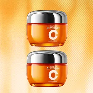 5X Vitamin C Face Cream, Daily Moisturizing & Hydrating Face Cream,Lightweight Nourishing Formula Designed to Support Skin Moisture Balance and Keep Skin Feeling Soft,Smooth & Comfortable for Everyday Use