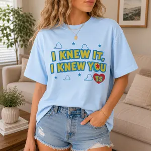 Vintage I Knew It I Knew You Shirt, TS T-Shirt, Tay Story 13 Cloud Summer Beach Tee, Gift For Music Fan Tees