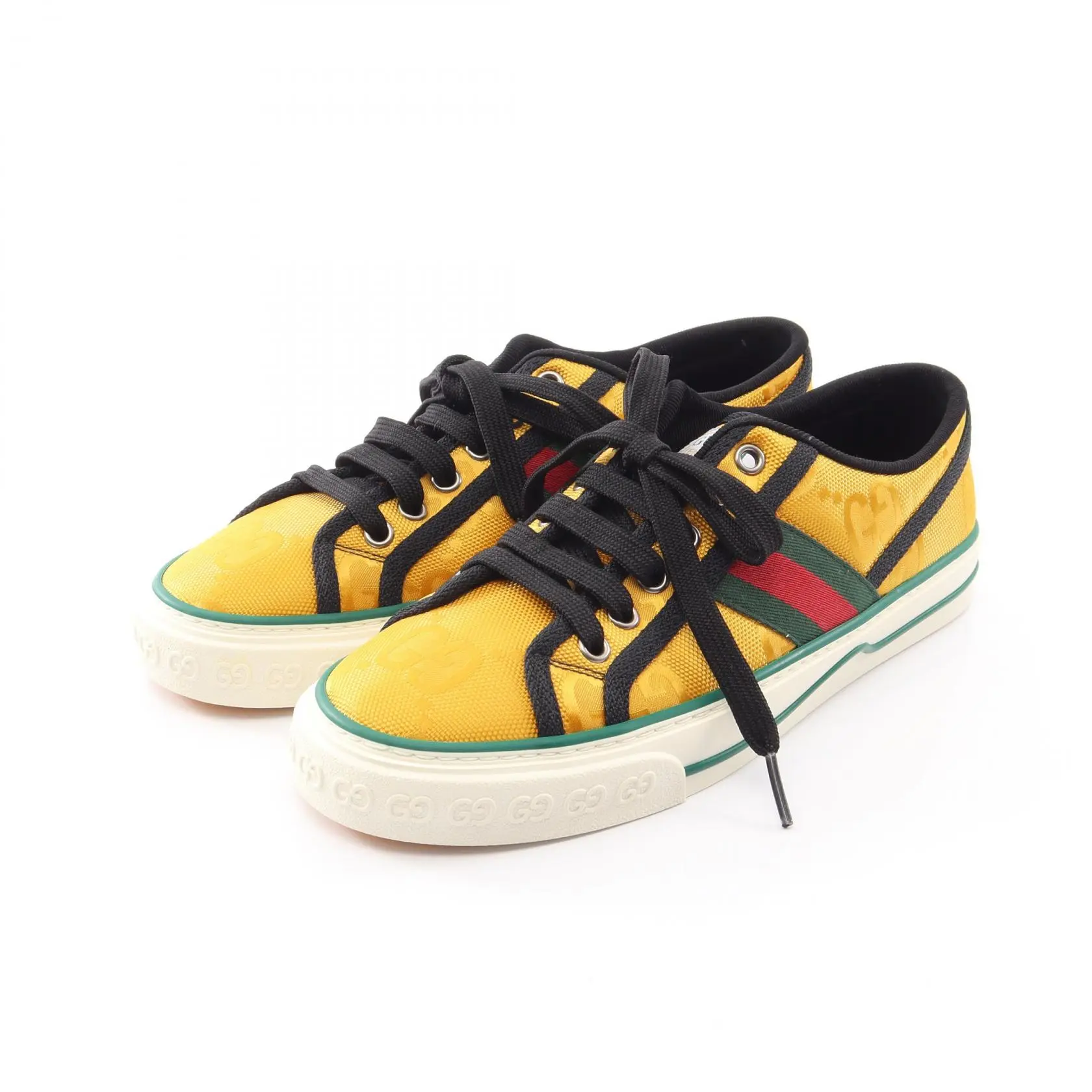 Pre-owned GUCCI Canvas Small Leather Goods TENNIS 1977 Sneakers