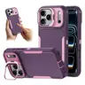 Shockproof Anti-Drop 2-Layer Full Body Smartphone Case with Stand & Button Protection for iPhone 18,17 Pro Max,16,15,14,13,12 - Rugged Handheld Device Casing Accessory