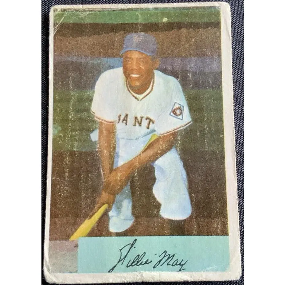 1954 Bowman baseball Willie Mays #89, GIANTS / METS (HOF)