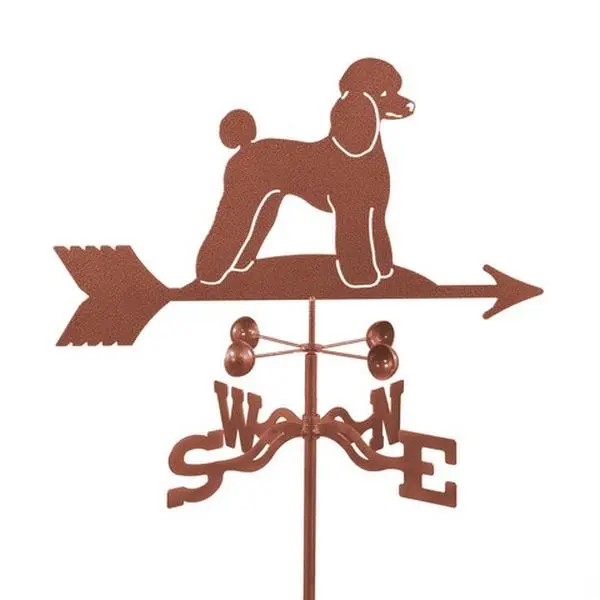 EZ Vane EZ1415-GR Poodle Dog Weathervane with Garden Mount
