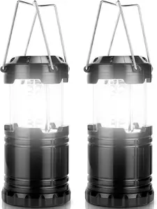 Lepro LED Camping Lanterns Battery Powered, Collapsible, IPX4 Water Resistant, Outdoor Portable Lights for Emergency, Hurricane, Storms and Outages