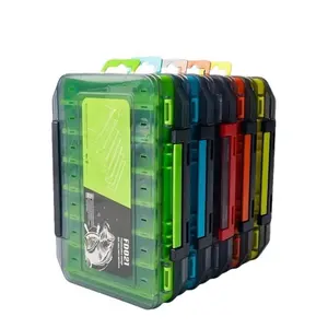 Fishing Accessory Storage Box, Large Capacity, 5 Colors Available, Transparent Lid Design, Suitable for Hooks and Lures, Ideal for Fishing Enthusiasts