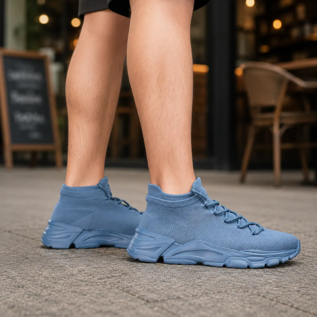 Men’s Slip-On Walking Shoes, Breathable Lightweight Non-Slip Sneakers for Running, Gym, Workout, Tennis and Casual Wear