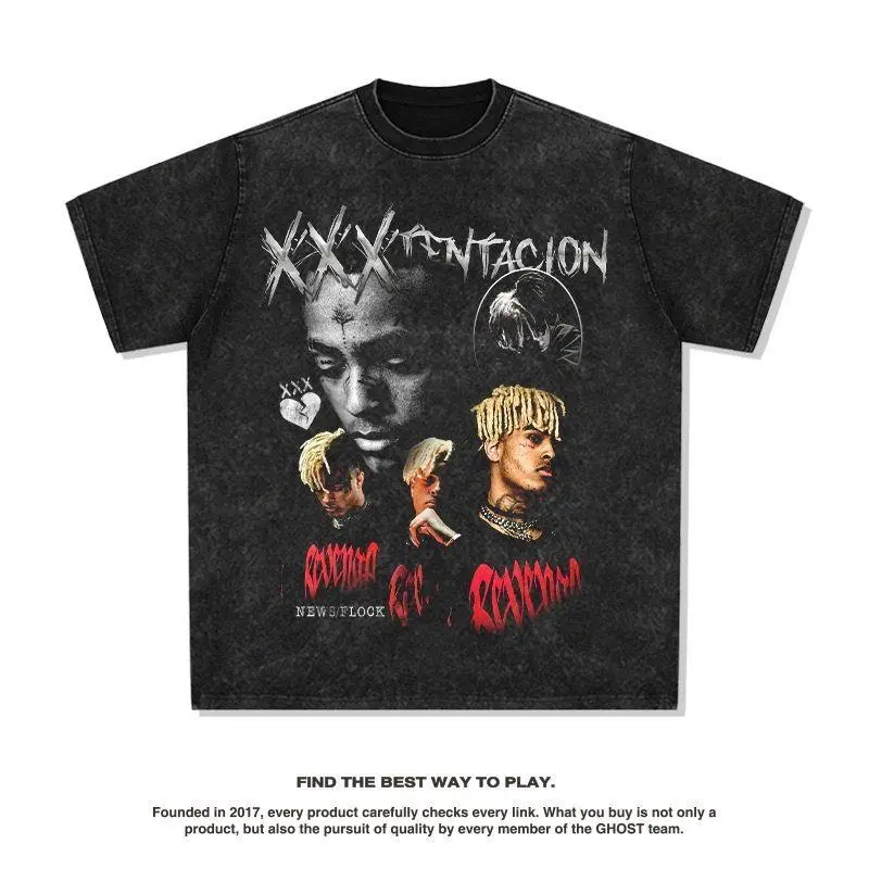 XXXTentacion Tee, Vintage Music Shirt, Y2K Rapper Graphic T-Shirt, Retro Streetwear Top, Gift For Him