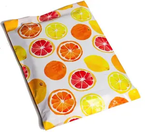 Citrus Orange Poly Mailers Size 10x13 Colorful Shipping Bags
