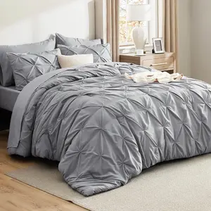 full size comforter sets-sets full 7, pintuck a bag Grey with comforter,, pillowcases  Shams
