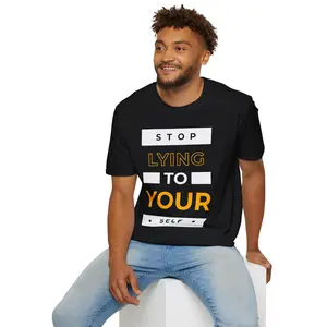 Empowering T-Shirt: "Stop Lying to Yourself" Motivation Tee, Unisex Gift, Self-Care Apparel, Thought-Provoking Shirt, Birthday [...]