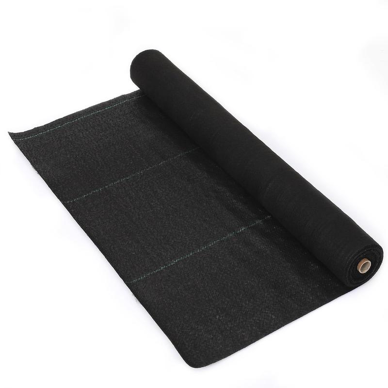 【GARVEE】Heavy Duty Landscape and Weed Barrier Fabrics, 5oz Durable Woven and Fleece Materials, Various Sizes from 3ft x 50ft to 6ft x 300ft, Ideal for Soil Stabilization, Gardening, and Landscaping Applications