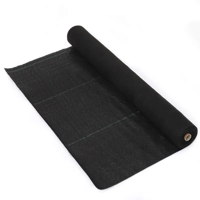 【GARVEE】Heavy Duty Landscape and Weed Barrier Fabrics, 5oz Durable Woven and Fleece Materials, Various Sizes from 3ft x 50ft to 6ft x 300ft, Ideal for Soil Stabilization, Gardening, and Landscaping Applications