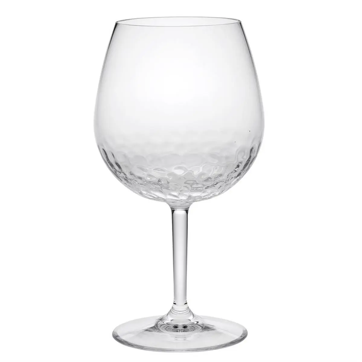 LeadingWare TRS-0763 Durable Tritan Plastic Hammer Wine Glasses, 22 oz, Dishwasher Safe, 4-Piece Set