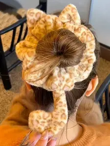 Women Hair Accessories Cat Bowknot Design, High-Quality Soft Fabric Headband, Stylish & Comfortable Women's Accessory