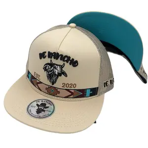 De Rancho Tribal Bull-Cream Hat DR063