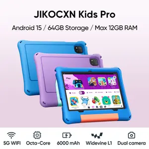 JUNINKE Kids Tablet,Android 16 Tablet with HD Display,10.1 inch,Parental Control & Kids Mode, GMS Certified,20GB RAM 64GB ROM,1TB Expandable, 5000mAh Battery, Dual Camera, Protective Case