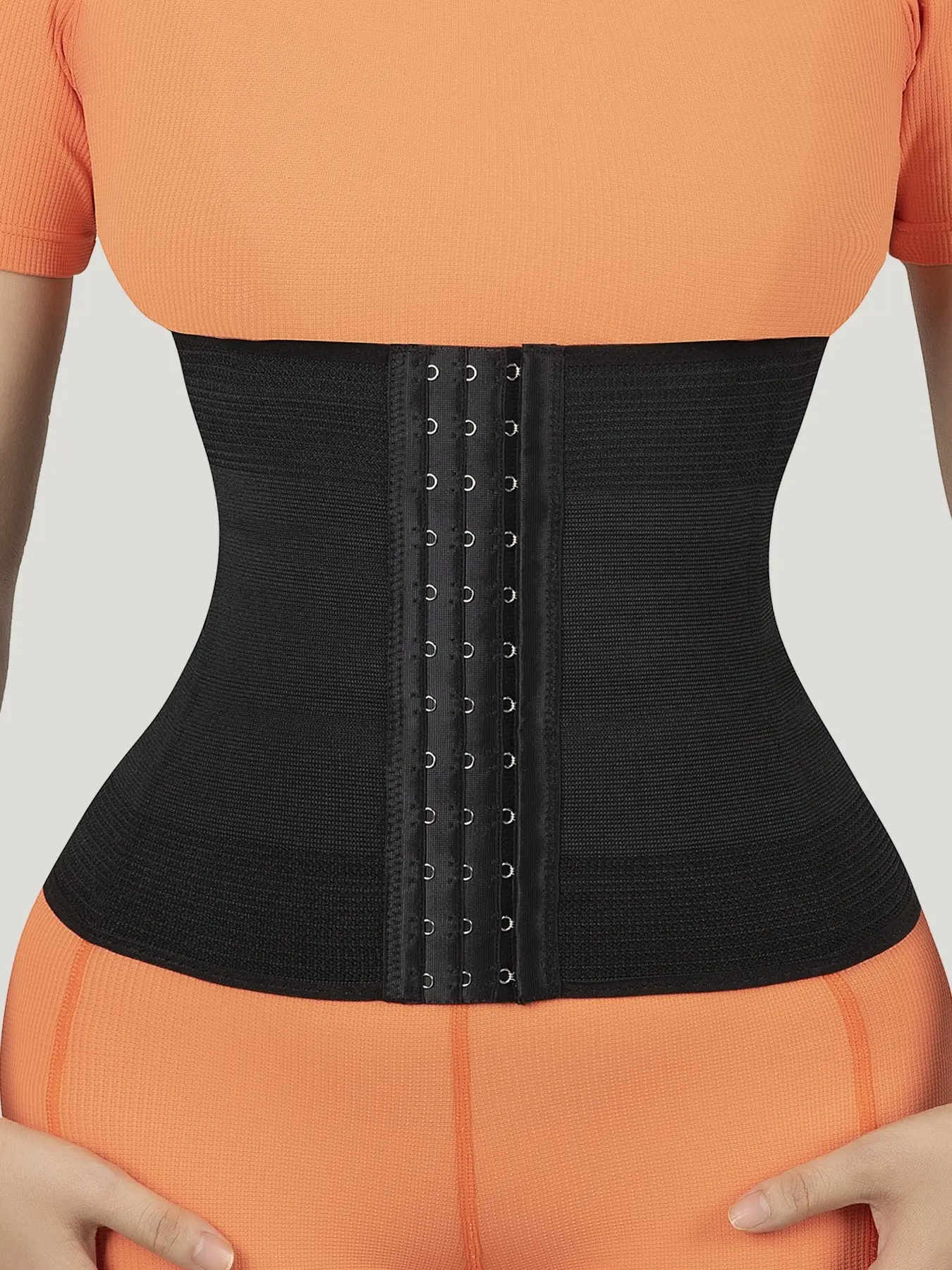 Women's Adjustable Waist Cincher, Medium Control Belt Shapewear Underwear, Casual, Hook Eye Closure, Elastic Fabric, Hand Washable, Yoga Fitness, Versatile Use, Body Shaper Belt, Womenswear