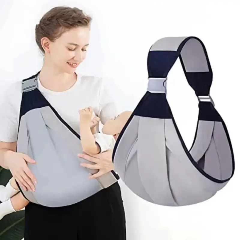 Ergonomic Baby Ring Sling, Multifunctional Portable Toddler Carrier Wrap for Daily Use