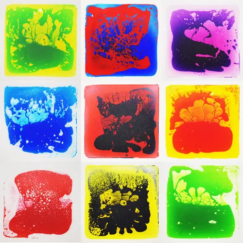 11‘’8×11.8'',  9 Tiles-Multicolored